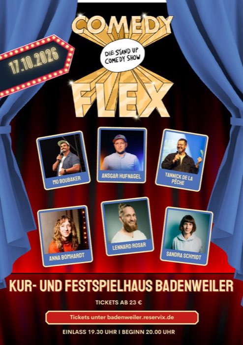 Badenweiler Festspiel: Comedy Flex, 17.10.