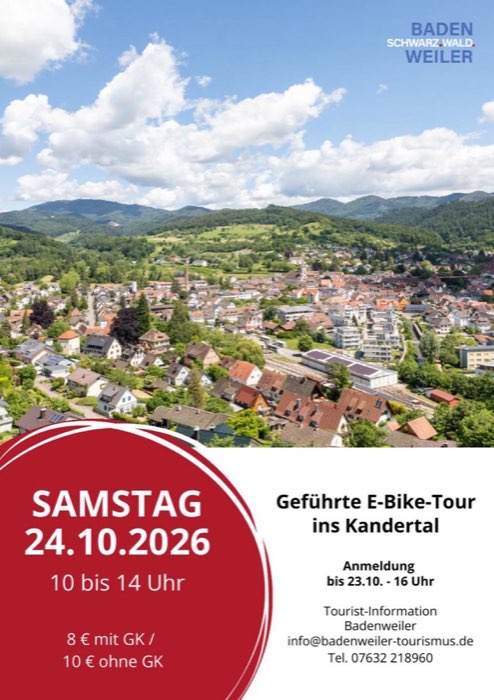 Geführte E-Bike-Tour ins Kandertal, 24.10.