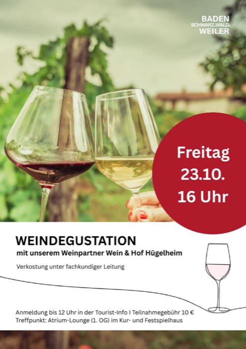 Weinprobe mit Wein & Hof Hügelheim, 23.10.
